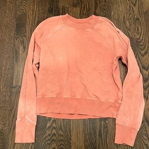 Lululemon sweatshirt with a pink wash color. Vintage lulu!